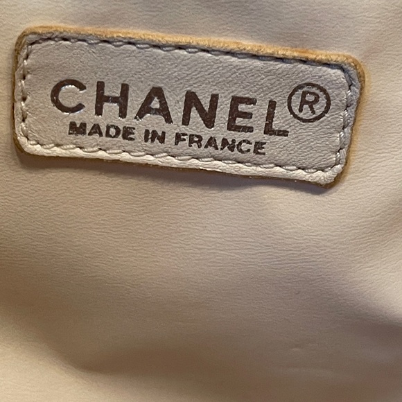 Chanel Surf VINTAGE Highly Collectible Beach Tote Bag Purse - Picture 10 of 12